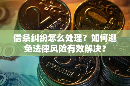 北京借条纠纷怎么处理？如何避免法律风险有效解决？