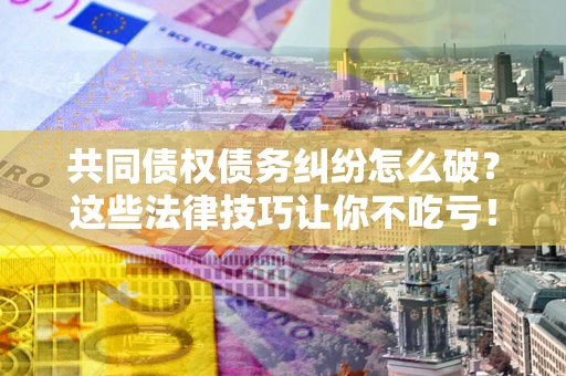 北京共同债权债务纠纷怎么破？这些法律技巧让你不吃亏！