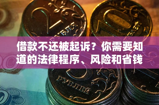 北京借款不还被起诉？你需要知道的法律程序、风险和省钱技巧