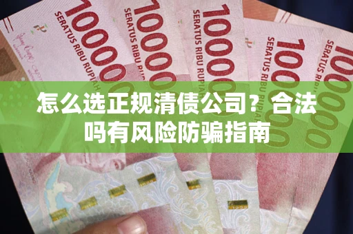 北京怎么选正规清债公司？合法吗有风险防骗指南