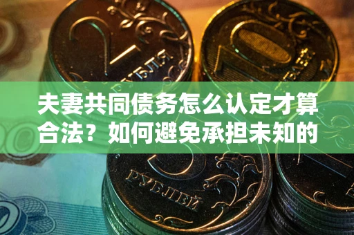北京夫妻共同债务怎么认定才算合法？如何避免承担未知的债务风险？